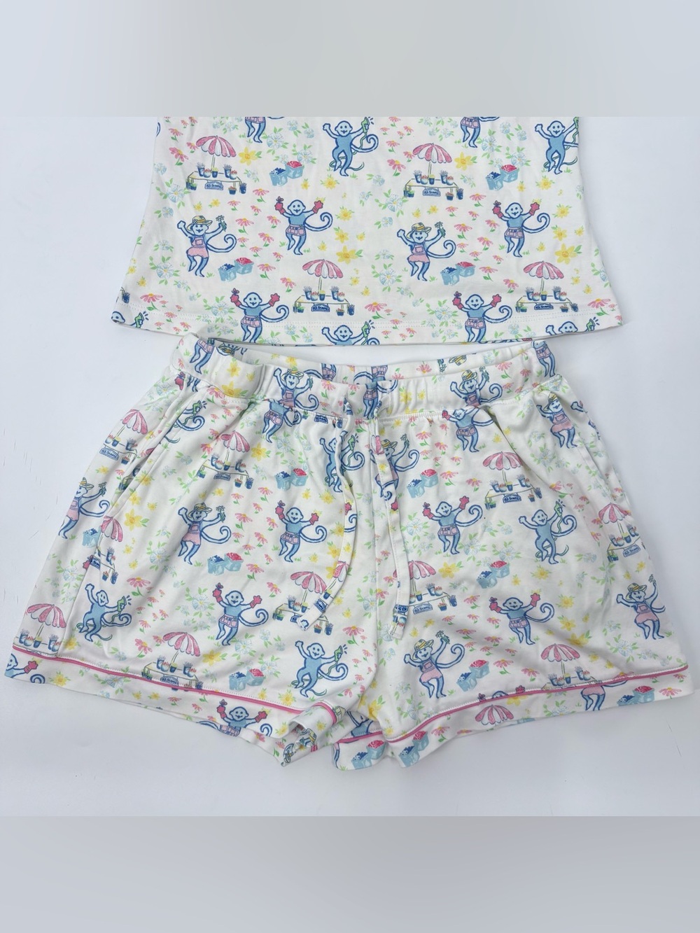 Roller Rabbit Monkey Mischa Tank Pajama Set - Picture 8 of 16